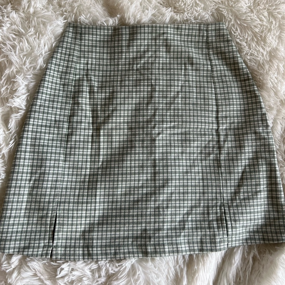 Mint green skirt
